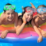 kids in pool